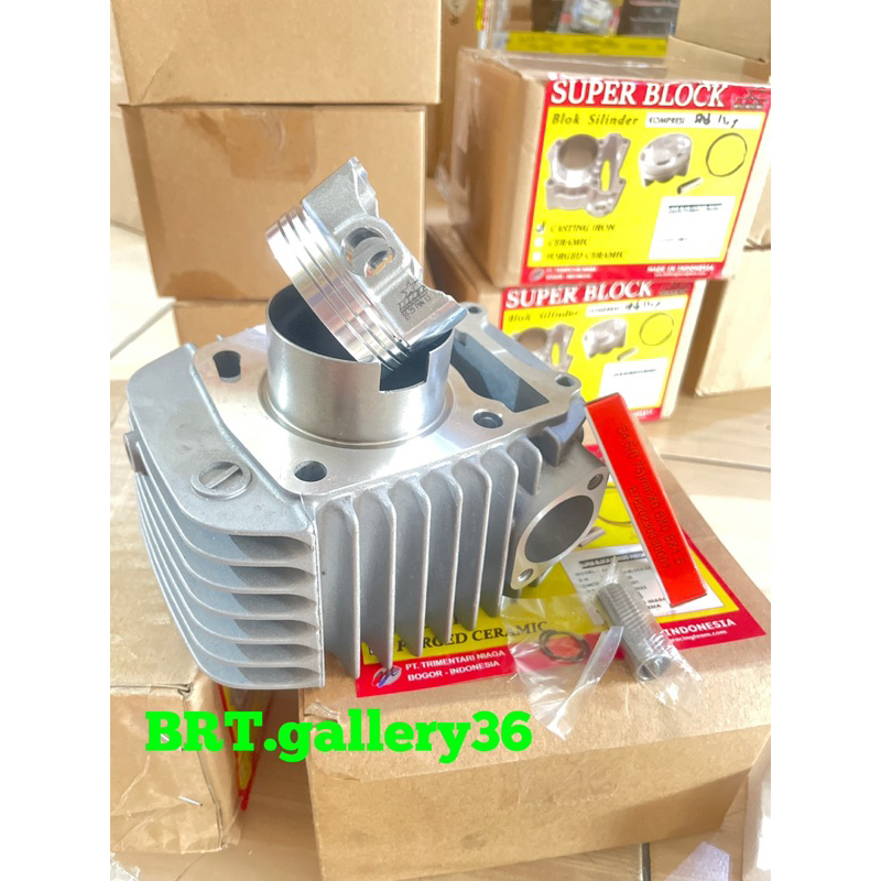 BLOK BRT CAST IRON + PISTON 55.25mm KARISMA SUPRA X 125