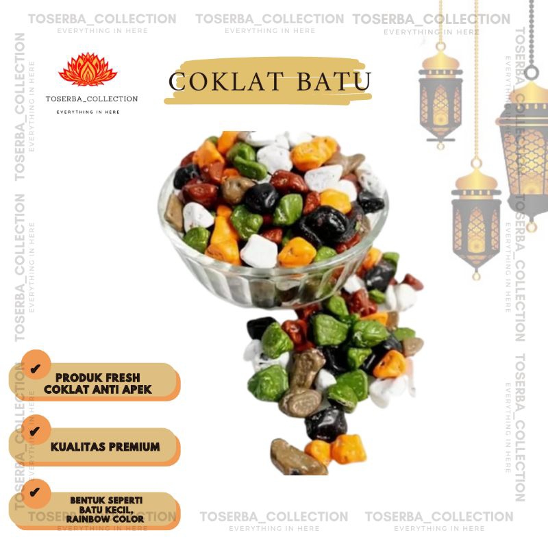 

COKLAT KRIKIL 1KG COKLAT BATU ORIGINAL OLEH-OLEH HAJI/UMROH BY TOSERBA_COLLECTION BY AMKA