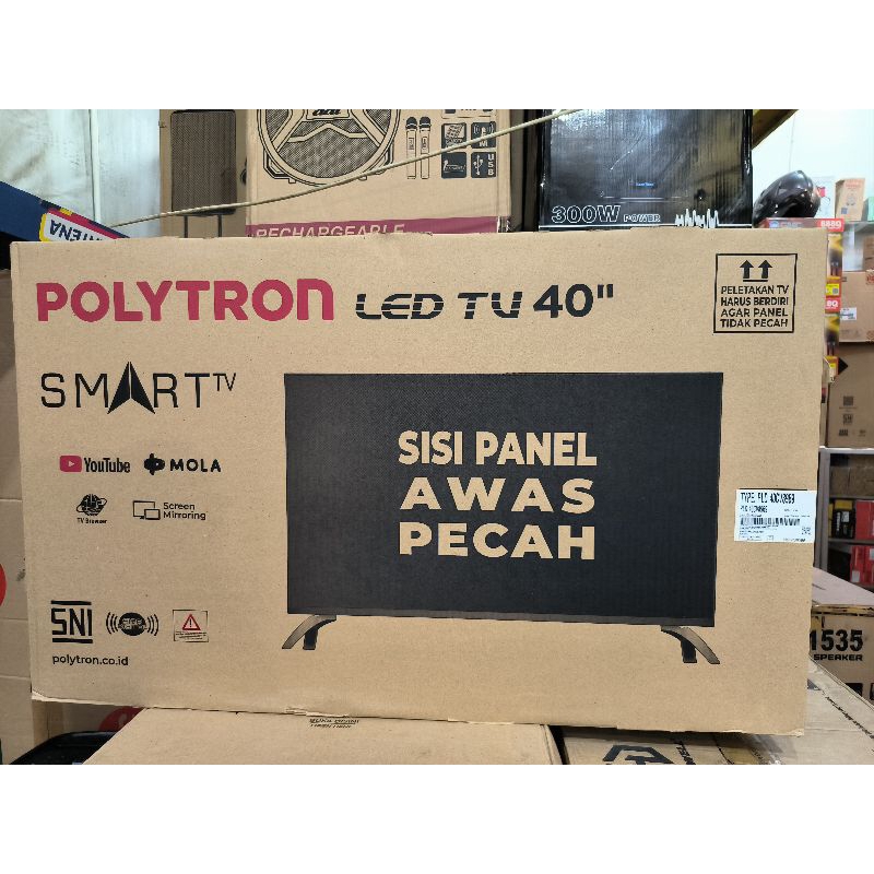 smart tv Polytron 40 inc barang baru original garansi resmi