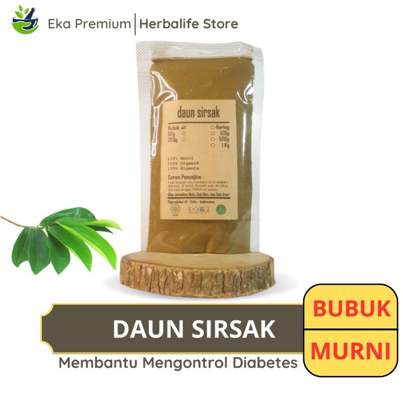 

DAUN SIRSAK BUBUK Nongko Sabrang Kering Asli Ramuan Rempah Herbal Murni Jamu Minuman Tradisional Simplisia Annona Muricata