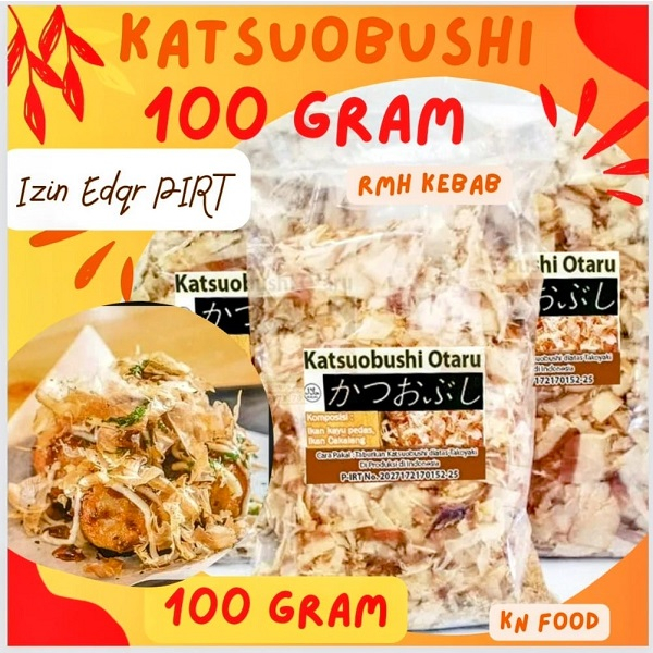 

Ikan Cakalang katsuobushi 200 gram- Taburan takoyaki - Ikan Cakalang Asap 200 gram