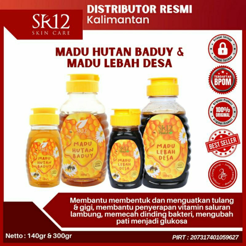 

SR12 MADU HUTAN BADUY MADU MURNI ASLI 100% 140GR & 300GR