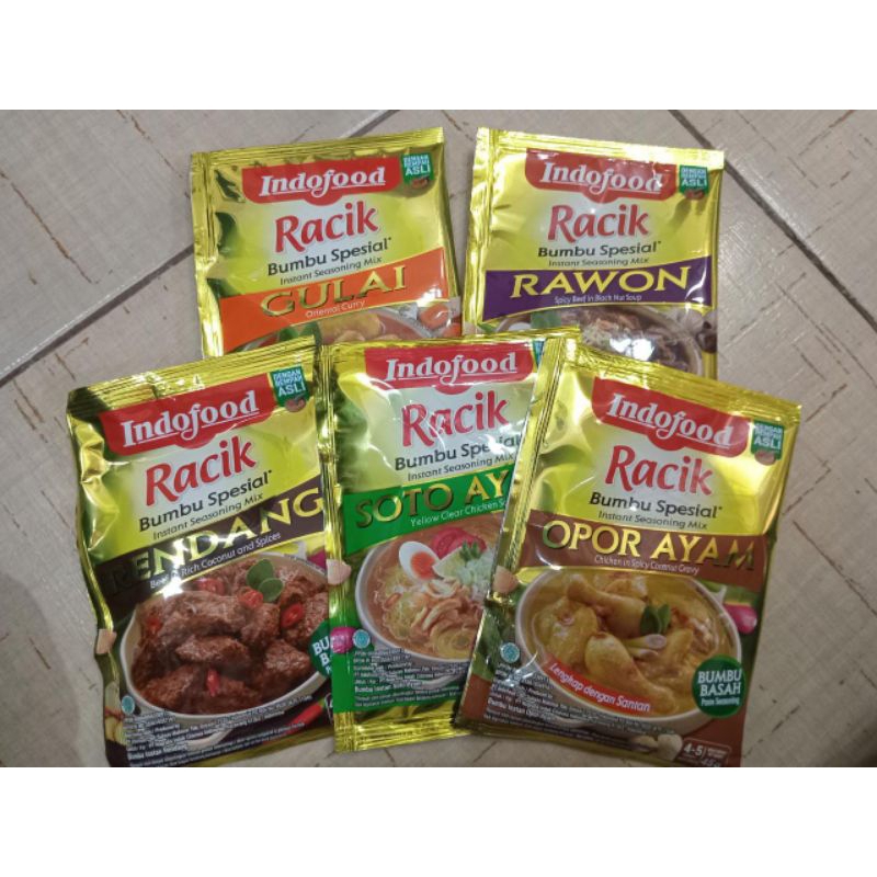 

Indofood racik bumbu spesial 1paket isi 5