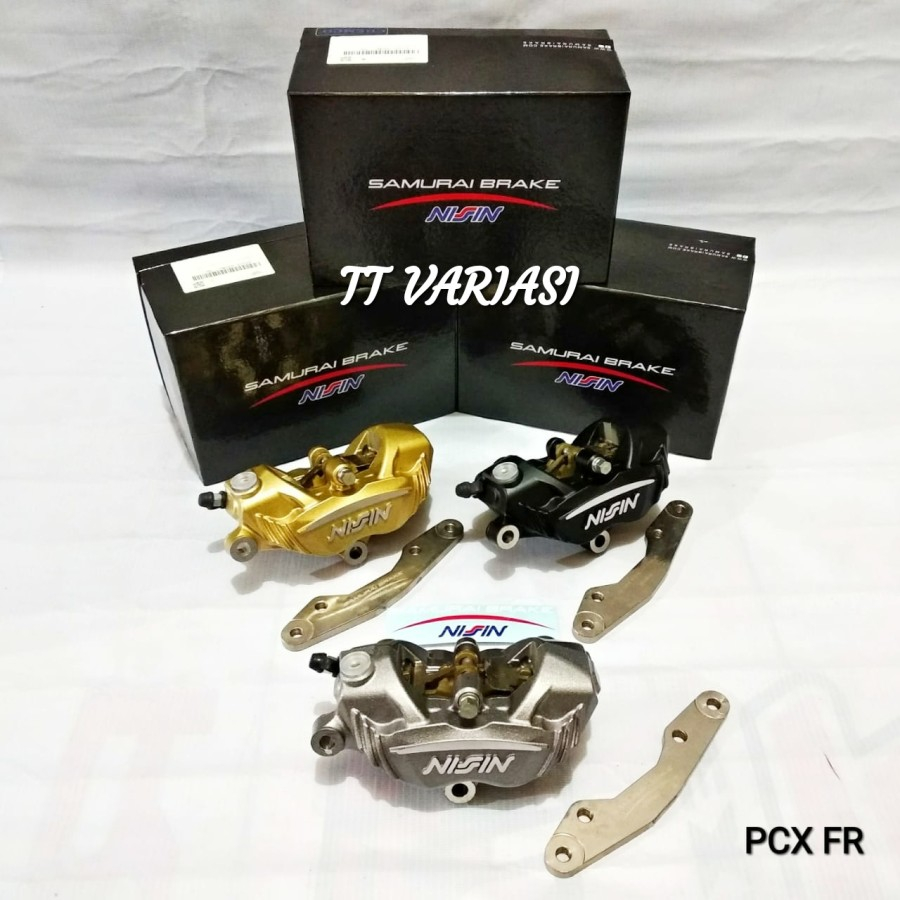 Kaliper Depan NISSIN SAMURAI 4 Piston Kiri NK2-LH PCX Std