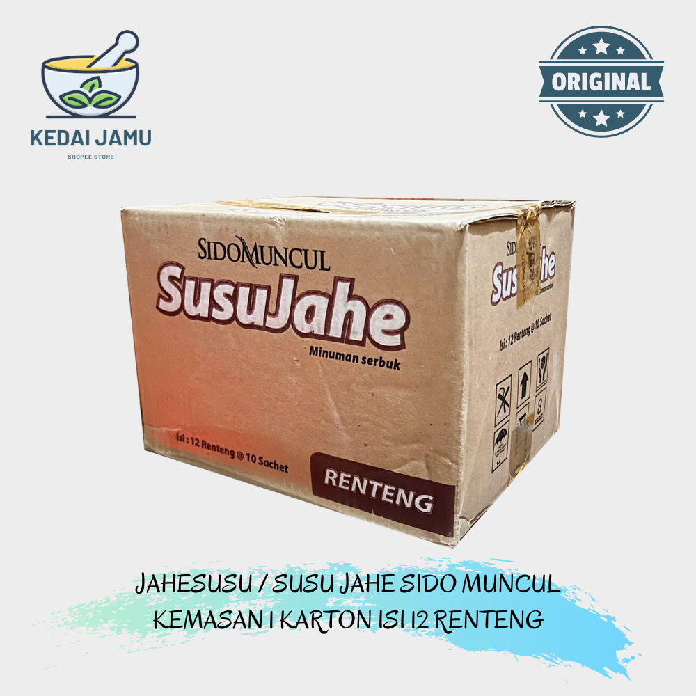 

PAKET JAHE SUSU / SUSU JAHE SIDO MUNCUL - 1 KARTON ISI 12 RENTENG