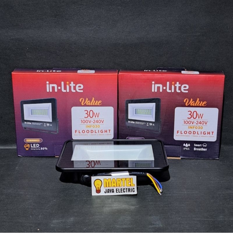 LAMPU SOROT/FLOODLIGHT/LAMPU TEMBAK LED INLITE VALUE INF30 30 WATT