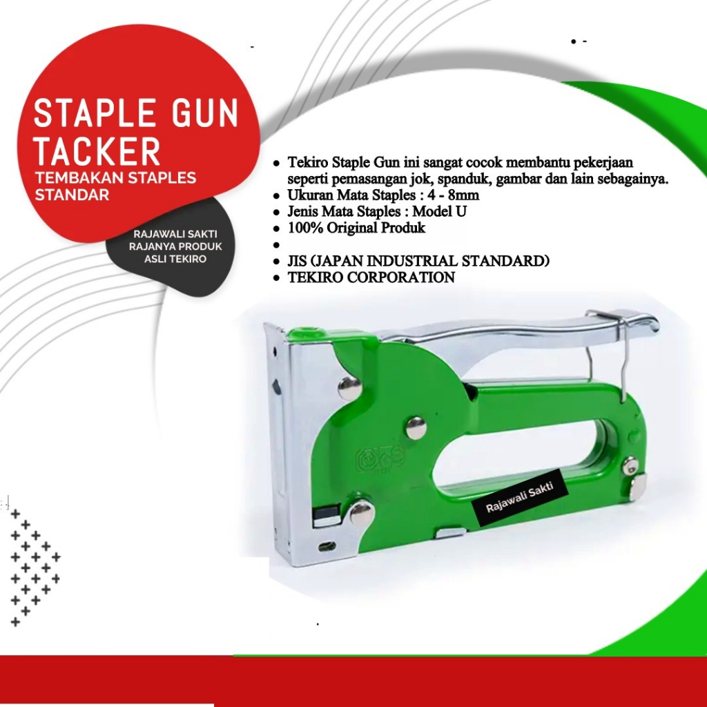 

TEKIRO TEMBAKAN STAPLES STANDAR 4 - 8 MM /STAPLES GUN
