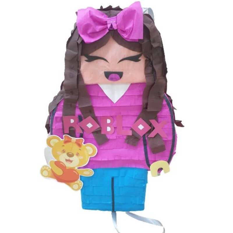 pinata roblox perempuan/pinata pukul/pinata custom ulang tahun/pinata ulang tahun