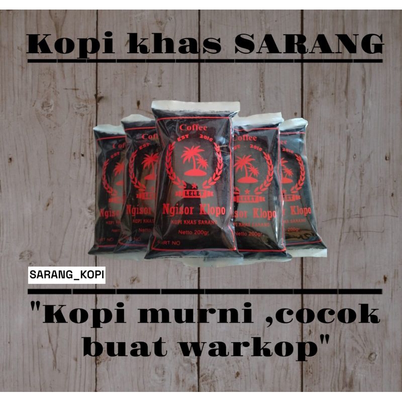 

Kopi sarang 200gram