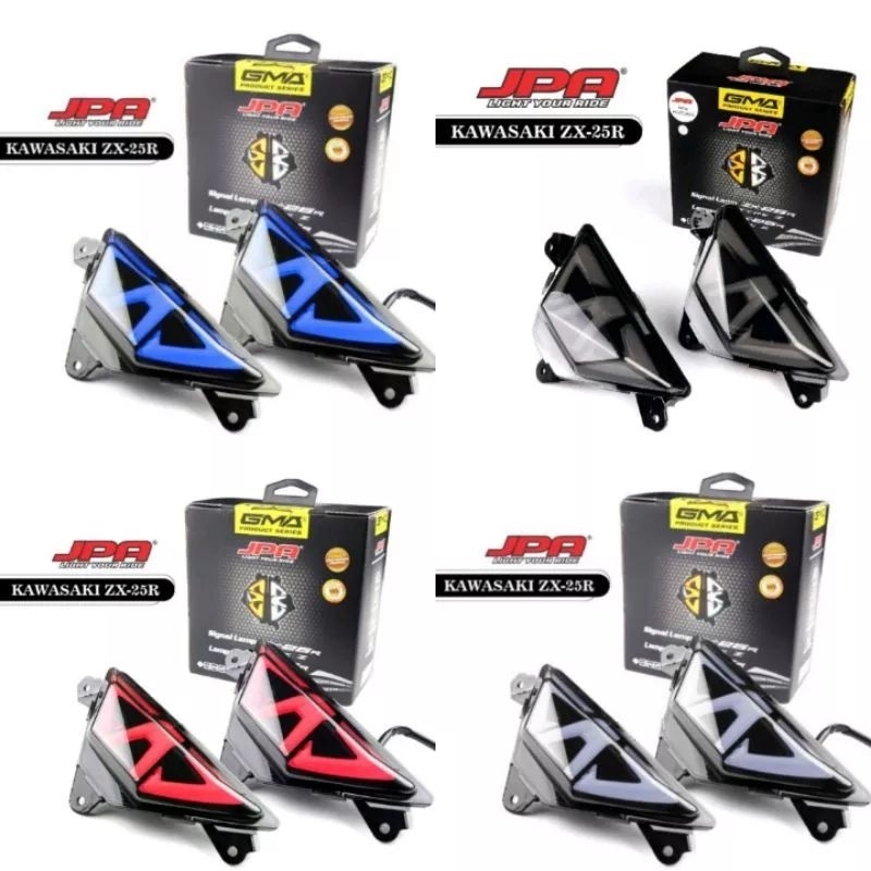 LAMPU SEN JPA MOTOR NINJA ZX250 FI NEW TAHUN 2018-2025/SEN DEPAN NINJA 250 Fi NEW ORIGINAL 100% JPA