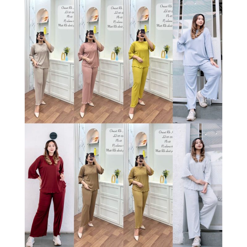 One Set Knit By Annisa Fashion // Set Knit terbaru Bisa COD