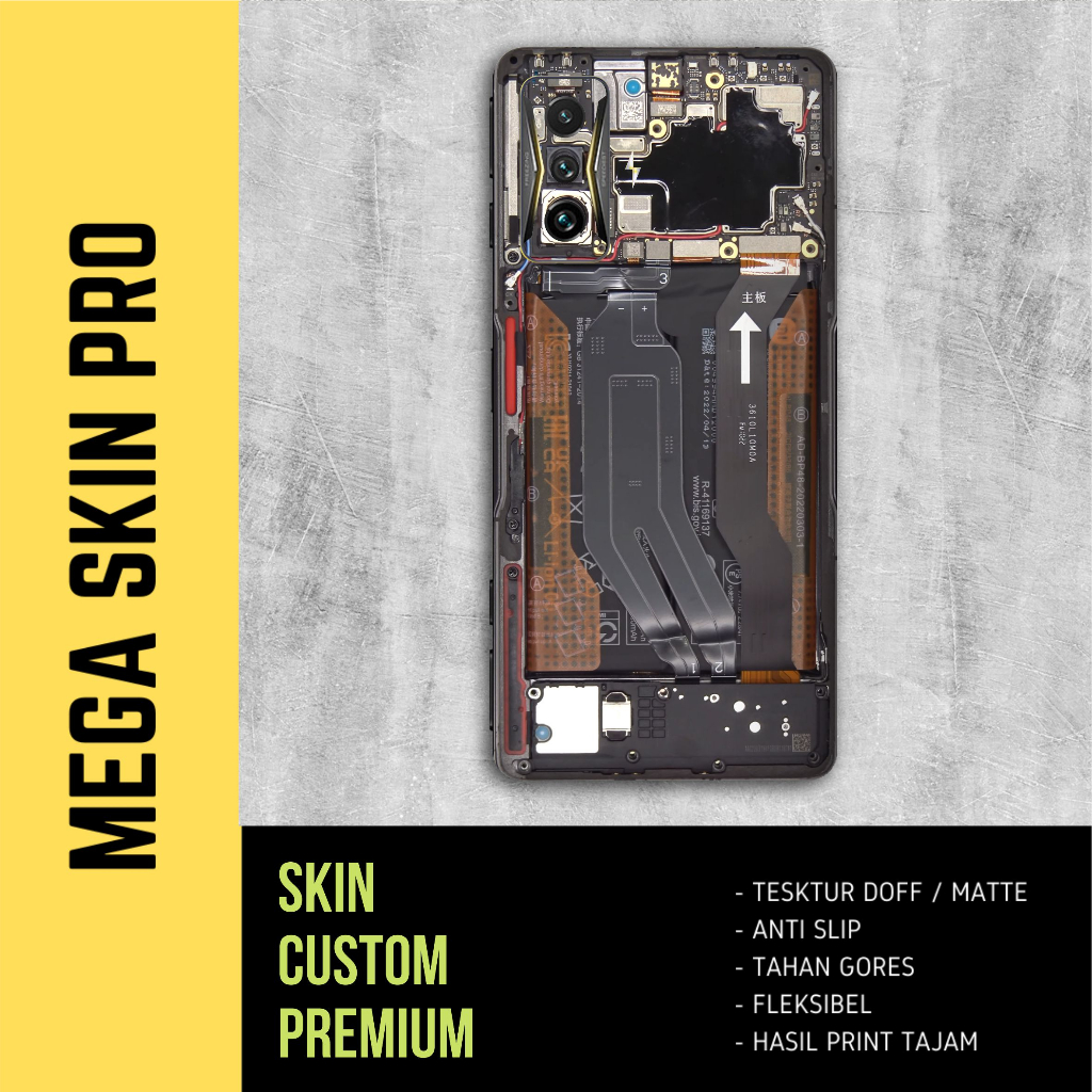 Skin Poco F4 GT Fullbody - isi 2 buah - teardown mesin