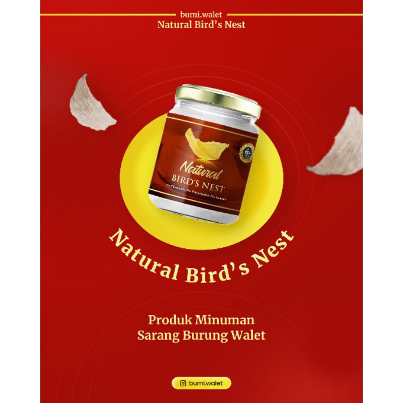 

Minuman sarang burung walet 200ml / Minuman walet / Natural Bird's Nest