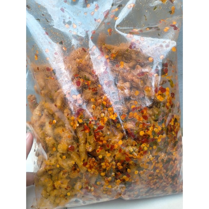 

usus premium / usus kering pedas 1 kg kripik usus krispi