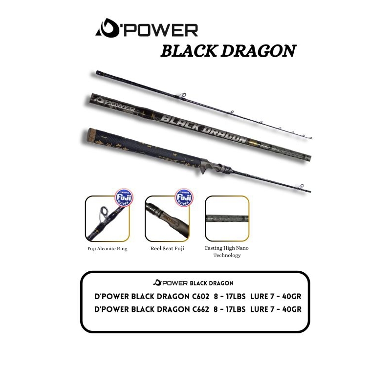Joran BC D power New Black Dragon full fuji