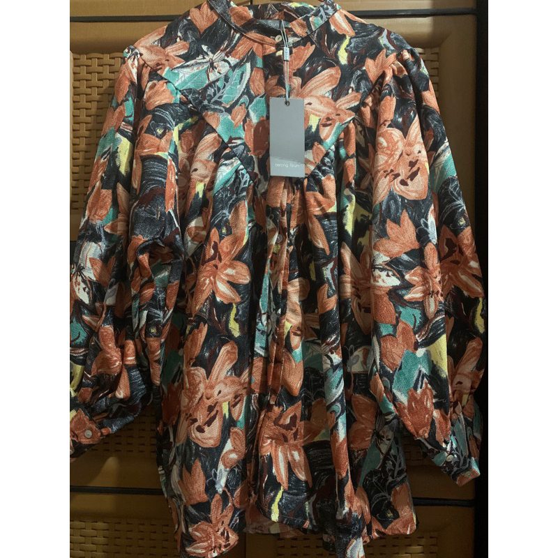 SALE Benang Jarum - Camila Blouse Black (NEW)