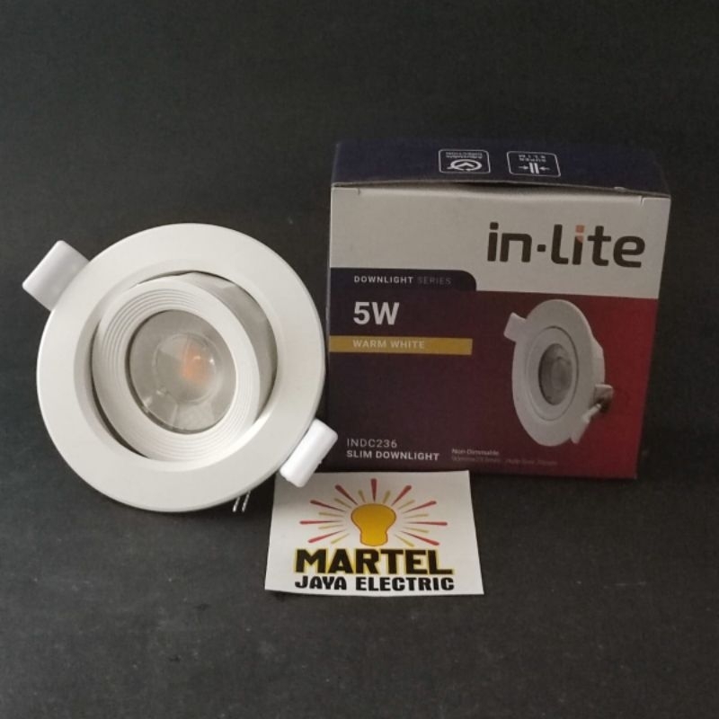 MINI DOWNLIGHT INLITE 5 WATT INDC236 / SPOTLIGHT KUNING