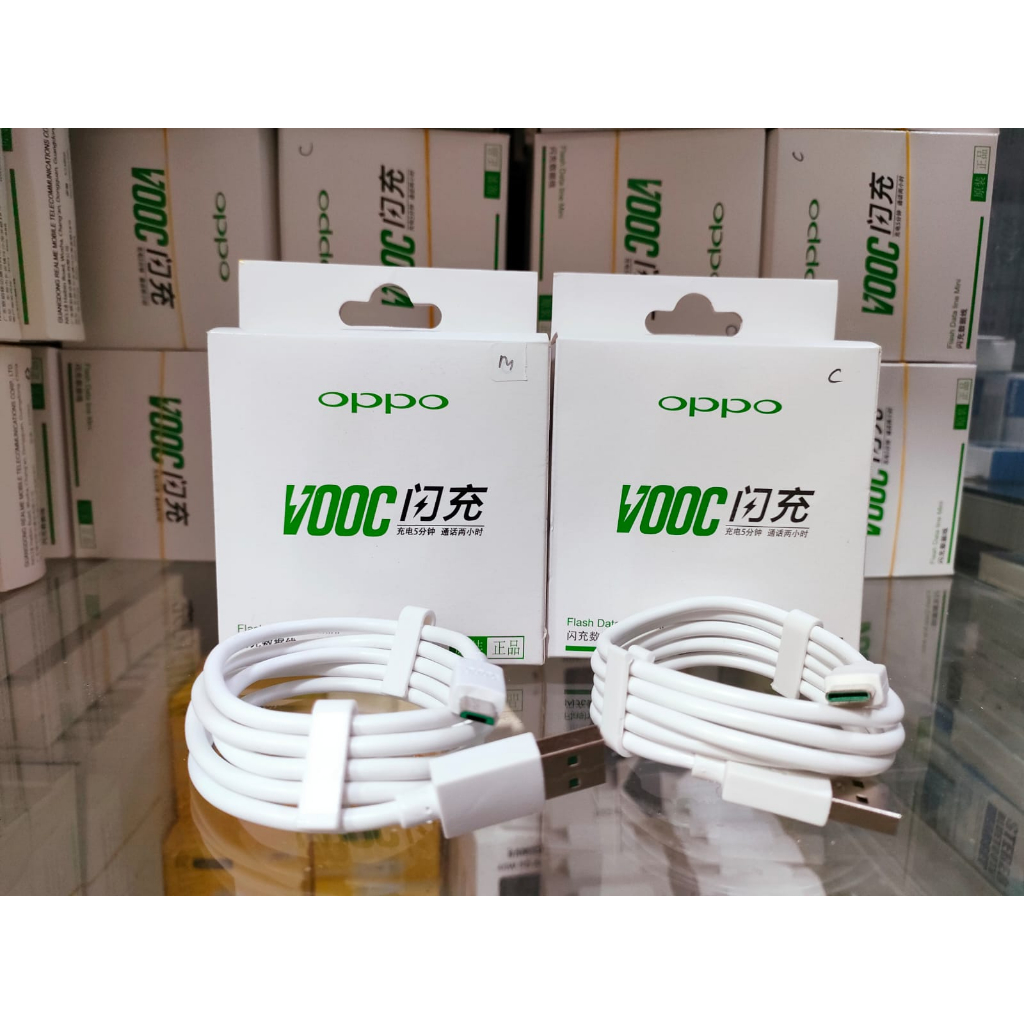 Kabel Charger OPPO VOOC USB TYPE-C Kabel Data OPPO VOOC TIPE C