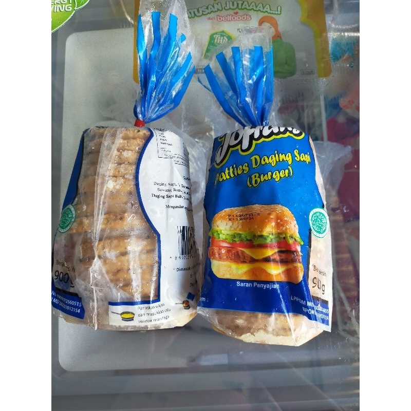 

Jofrans Beef Patties 900 gr isi 15 pcs