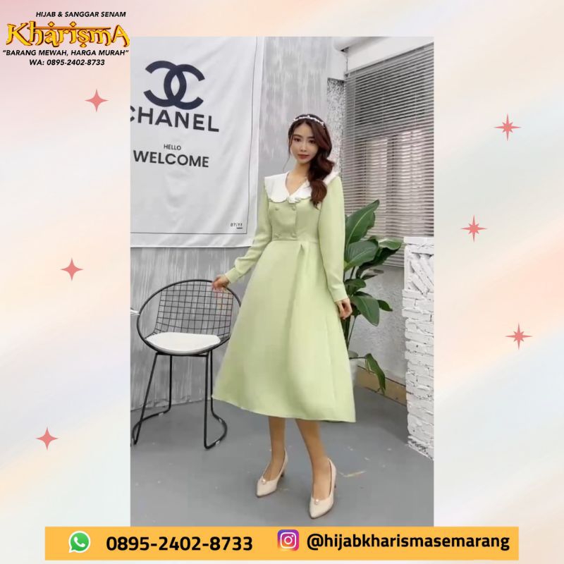 Tunik import / MIDI dress korea