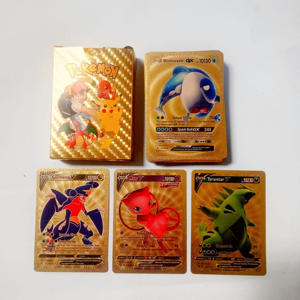 Trading Card Pokemon Gold Series/  Kartu Emas Pokemon