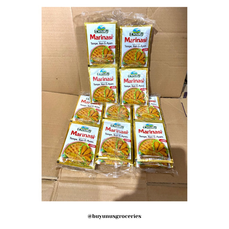 

DESAKU - Marinasi Tempe Ikan & Ayam 1 Renceng 12pcs