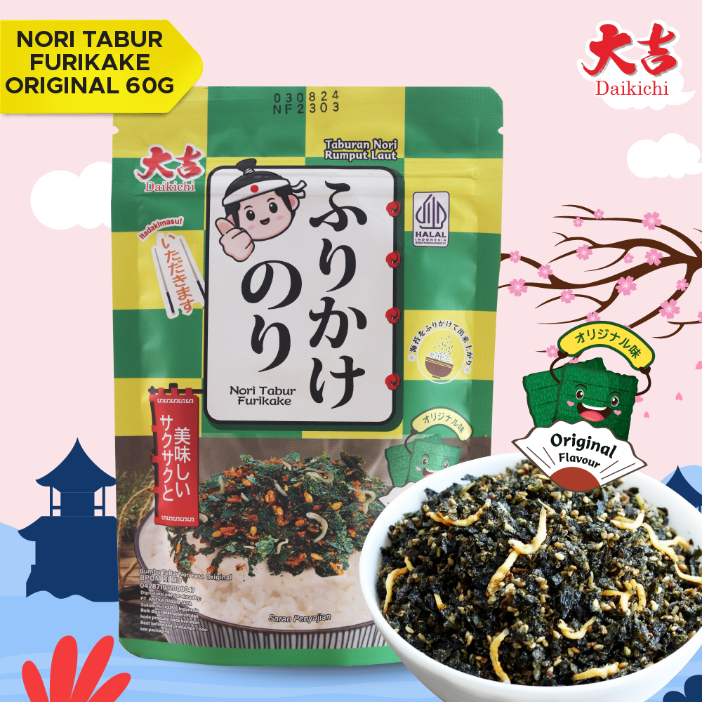 

Nori Tabur Furikake Rumput Laut Panggang Campuran Ikan Teri 60g {HALAL}