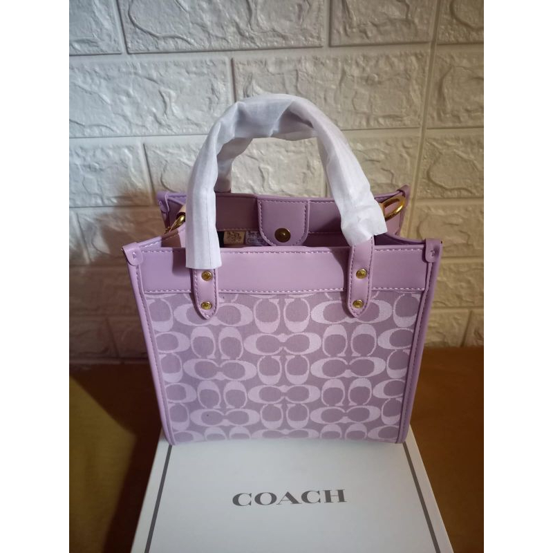 Tas Selempang / Totebag Coach Mirror Kulas 1609 Lilac