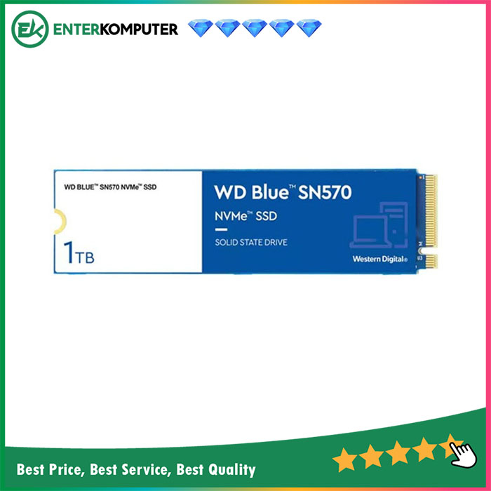 WDC Blue SN570 SSD 1TB M.2 NVMe PCIe Gen3x4 / SSD 1TB