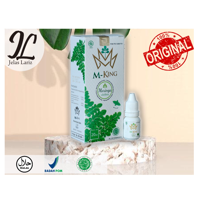 M KING Moringa Jamu Tetes Original 100% Asli