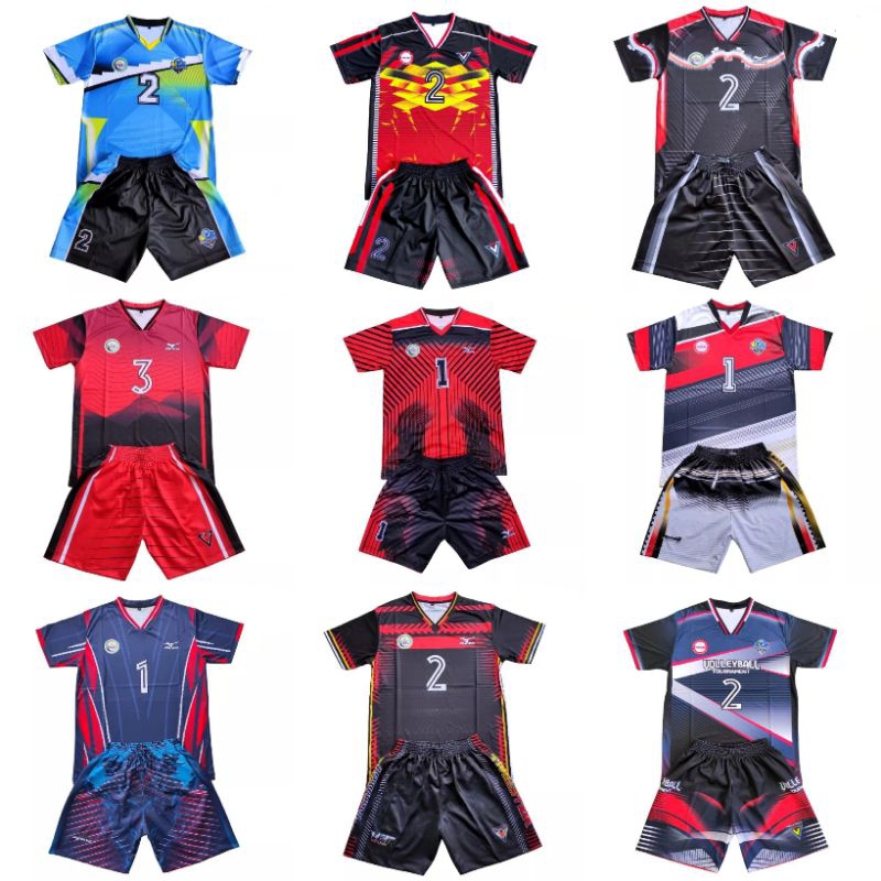 Baju stelan volly proliga full printing kaos jersey stelan