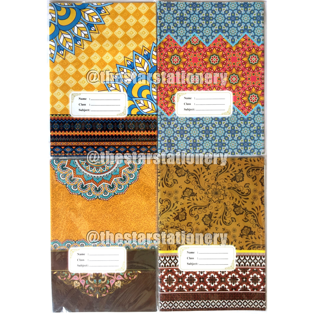 

(1 Pak Isi 20 Lembar) Sampul Buku Boxy Fancy Bahan Art Paper / Sampul Art Paper / Sampul Buku Batik