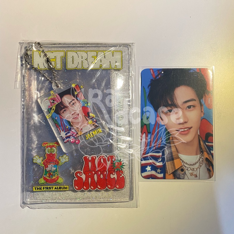 Jaemin Photo Holder Keyring Hot Sauce Photocard PC NCT Dream