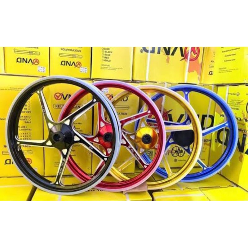 Velg VND AK 55 MX NEW Double disk Depan 160 belakang 185 copy ENKEI (BACA DESKRIPSI)
