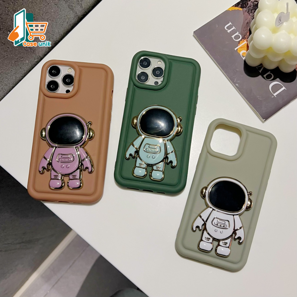 GC67 SOFTCASE SILIKON DELUXE MATTE MACARON STAND ASTRONOT SPACE FOR INFINIX SMART 5 6 NFC 6+ 7 HOT 9 10 11 12 20 20I 30 30I 30 PLAY NOTE 12 12 G96 30 30 PRO CS6282