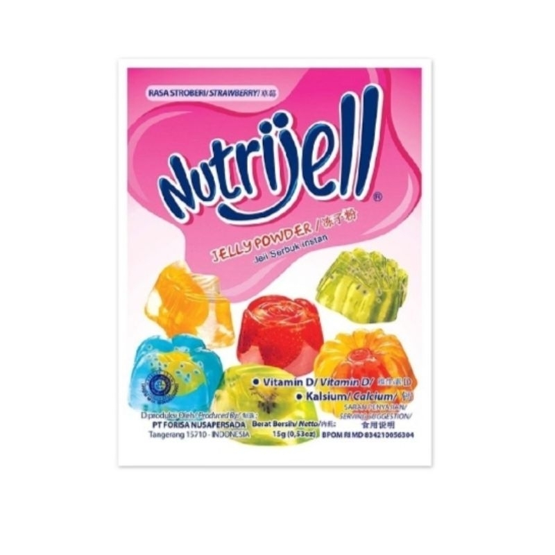 

° Nutrijell Jelly Powder Rasa Stroberi 15gr