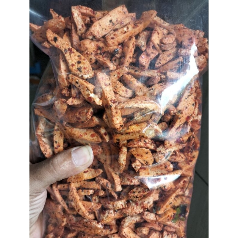 

Basreng stik pedas daun jeruk original food 1kg