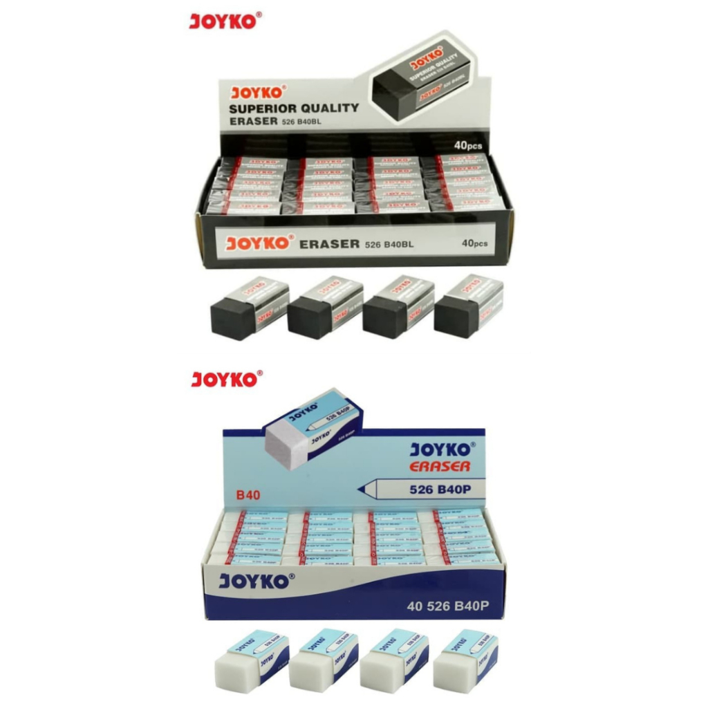 

Penghapus JOYKO Kecil 526-B40P Putih / 526-B40BL Hitam