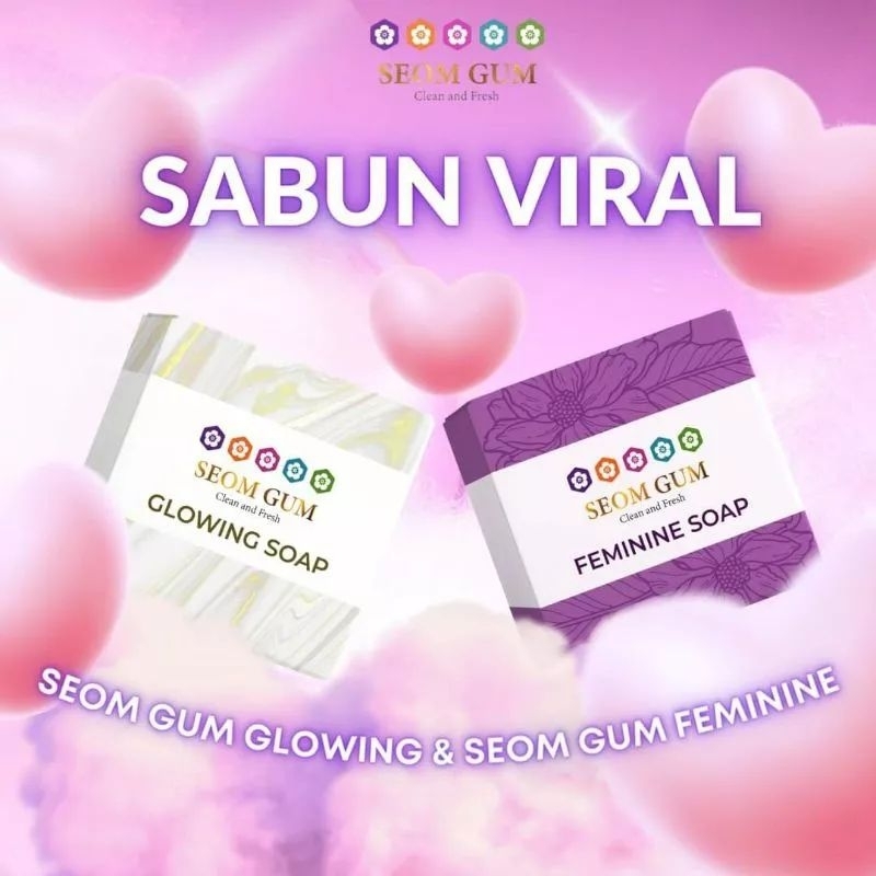 [Original] SEOM GUM GLOWING SOAP & FEMININE SOAP
