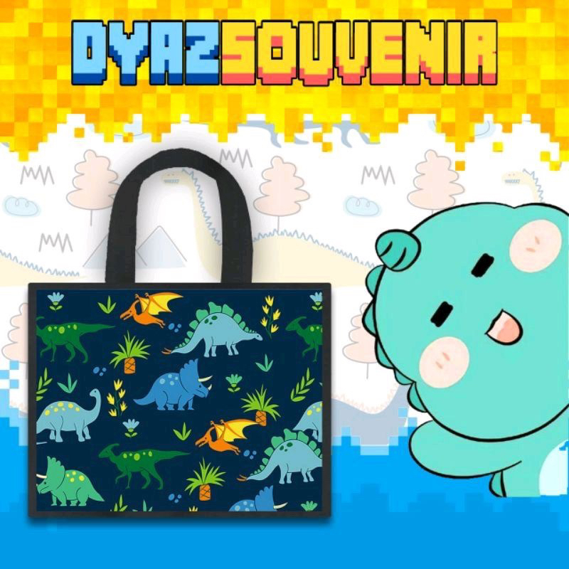 

Tas Dinosaurus Goodiebag Tas Ultah ukP25xL14xT20