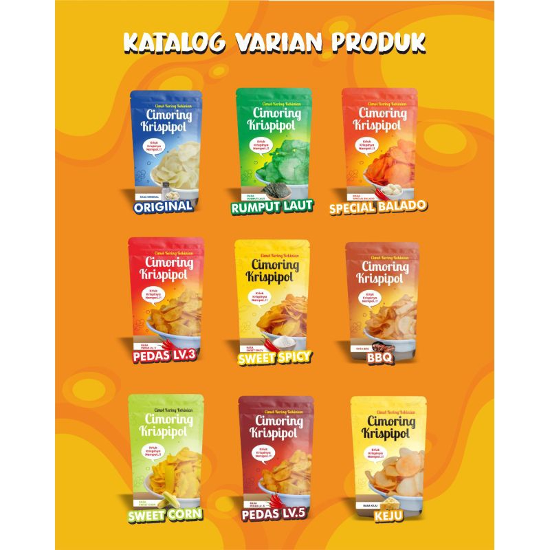 

CIMORING GURIH ENAK DAN BANYAK RASA DI JAMIN KETAGIHAN DEH