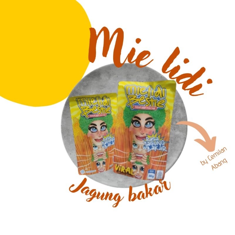 

Mie lidi bestie rasa jagung bakar| cemilan mie lidi