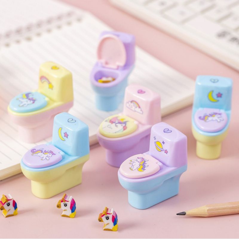 

Peraut Serutan Uniqorn Lucu Model Toilet Karakter Uniqorn