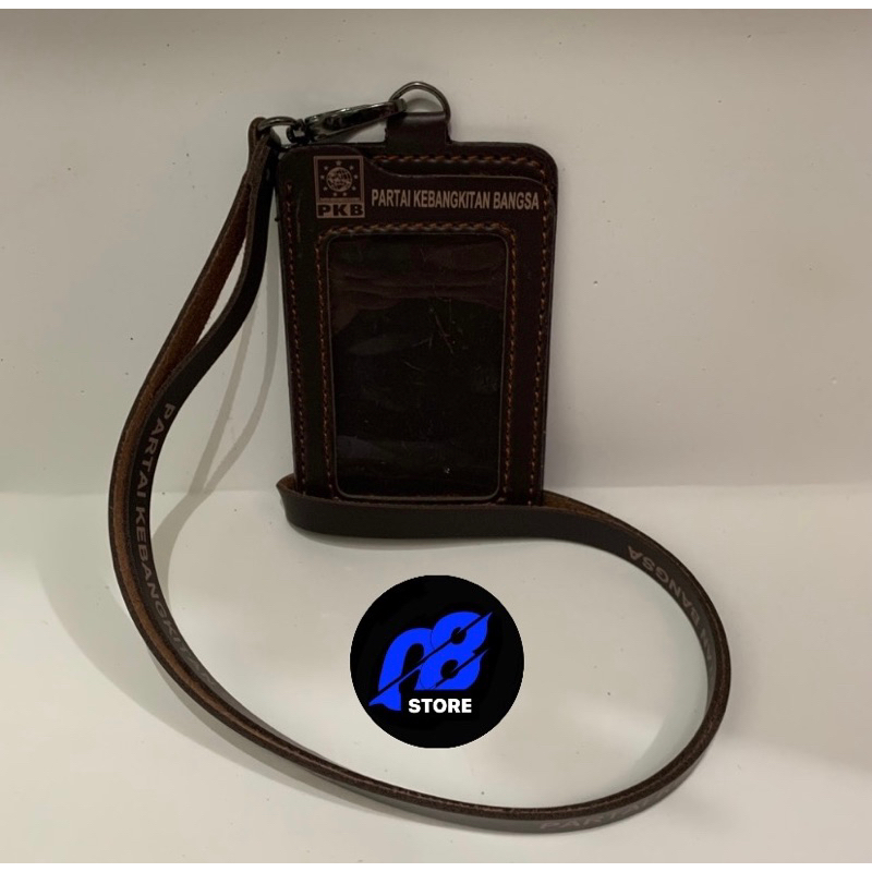 

ID CARD HOLDER PARTAI PKB LANYARD KULIT PARTAI PKB