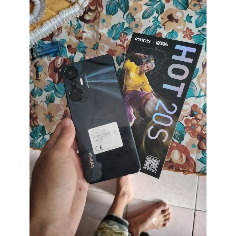 Infinix hot 20s 8/128 second fullset