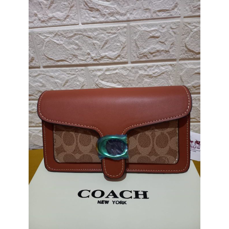 Tas Selempang Coach Mirror Kulas 2027 Coklat