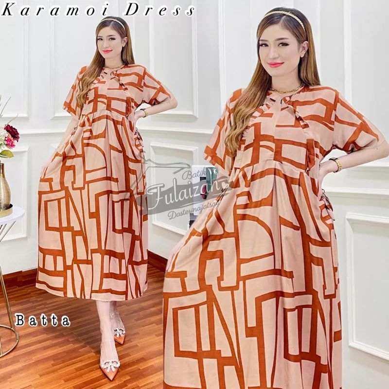 Daster Busui Panjang Lengan Pendek Jumbo Terbaru