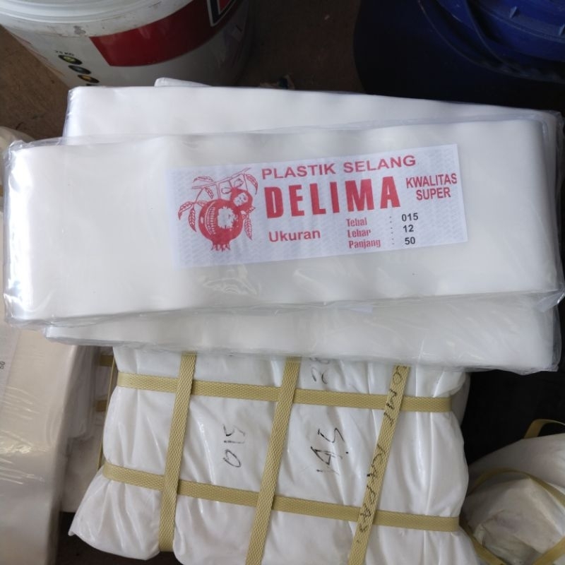 selang plastik delima 2,5 50M putih/bening