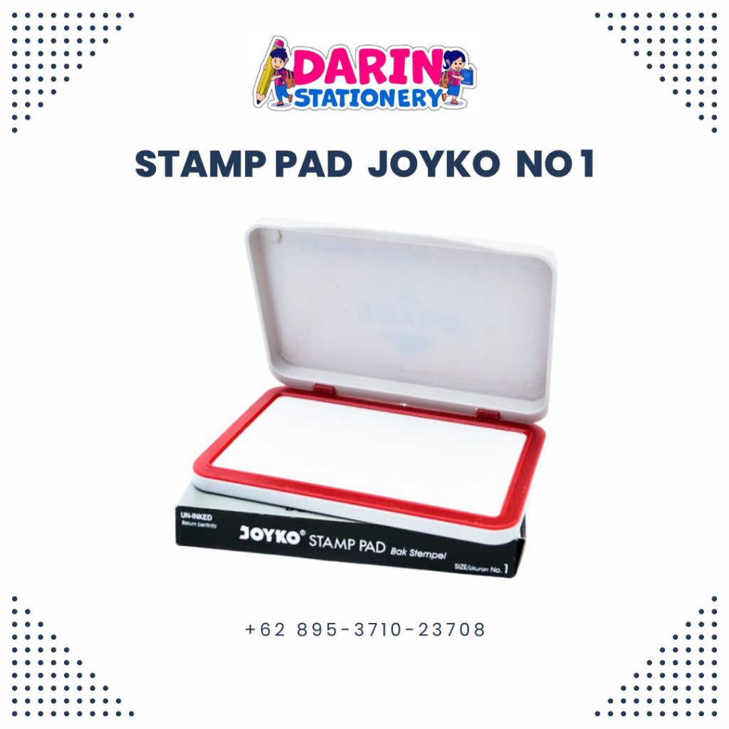 

Stamp Pad Ink / Bak Tinta Stampel / Bak Stampel JOYKO no 1