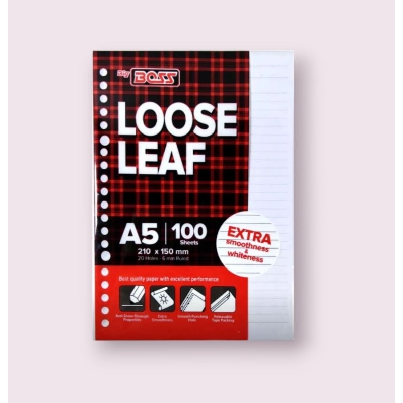 

kertas binder garis A5 isi 100 lembar